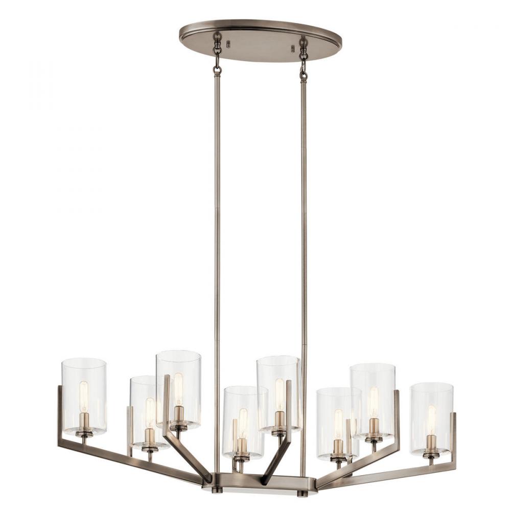 Oval Chandelier 8Lt