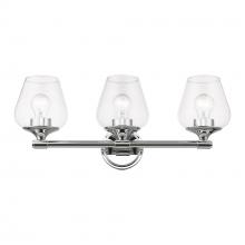 Livex Lighting 17473-05 - 3 Light Polished Chrome Vanity Sconce