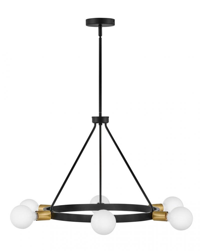 Medium Single Tier Chandelier