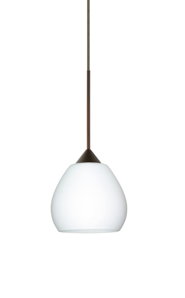 Besa Pendant Tay Tay Bronze Opal Matte 1x5W LED