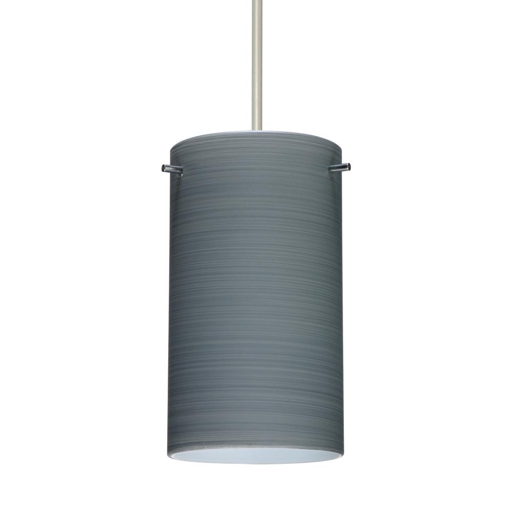 Besa Stilo 7 Pendant Satin Nickel Titan 1x50W Halogen, 277V