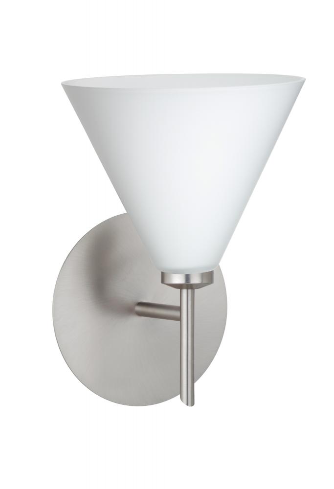 Besa Wall Kani Satin Nickel Opal Matte 1x5W LED