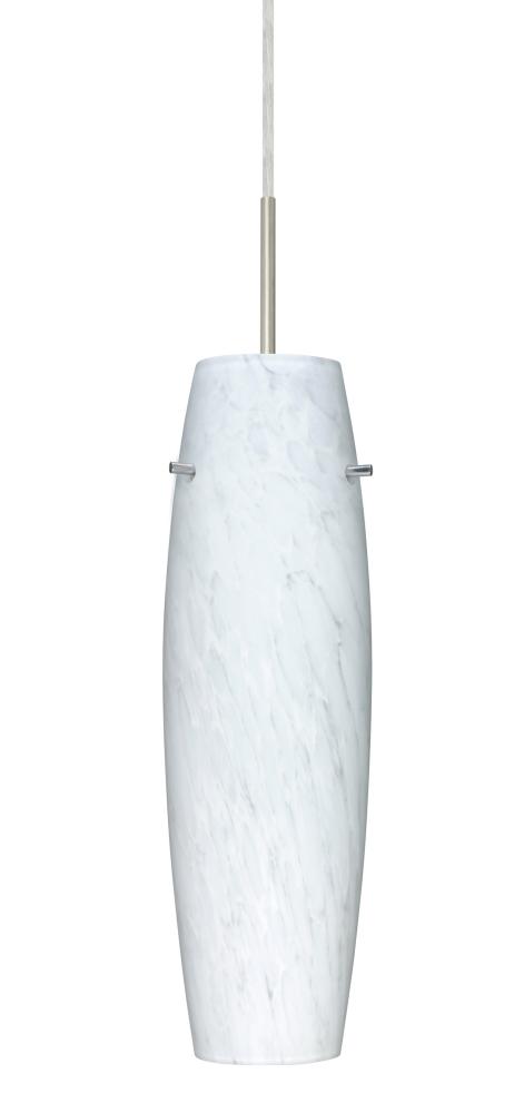 Besa Pendant For Multiport Canopy Suzi 14 Satin Nickel Carrera 1x100W Medium Base, 15