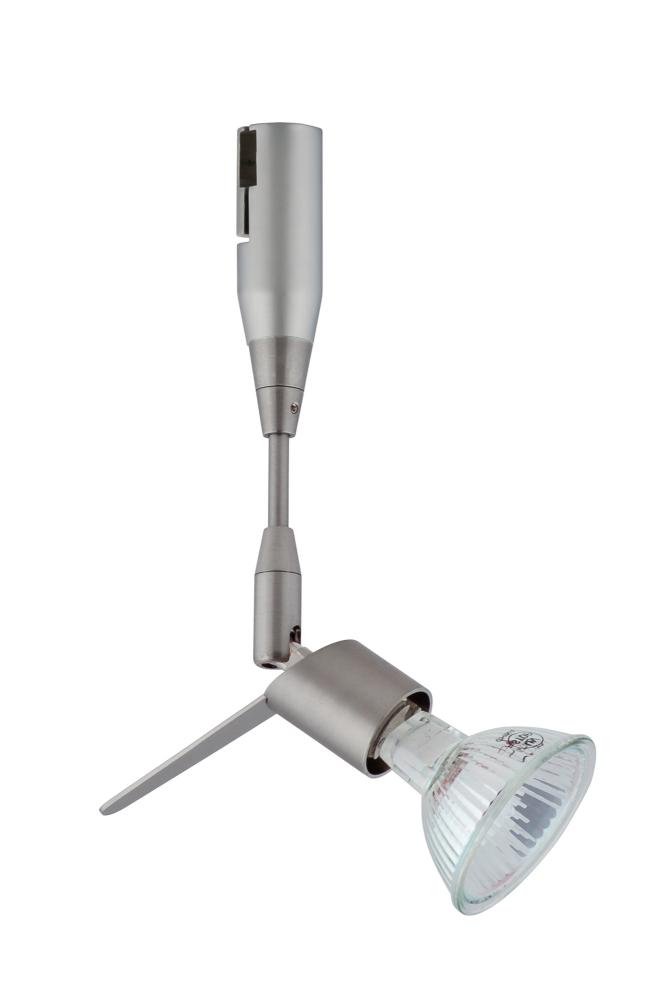 Besa Spotlight With 18" Stem Tipster Satin Nickel 1x50W Halogen Mr16