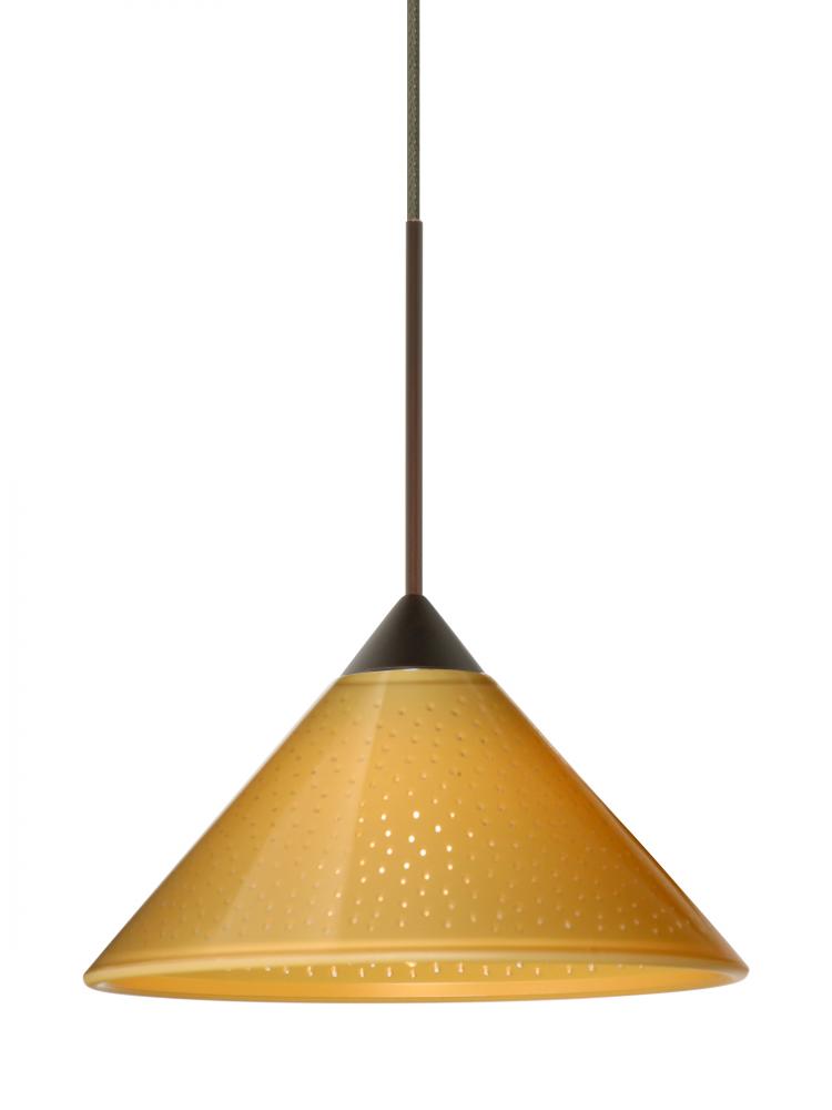 Besa Pendant Kona Bronze Mango Starpoint 1x5W LED