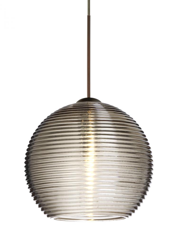 Besa Pendant Kristall 6 Bronze Smoke 1x35W Halogen, 15Ft. Cord