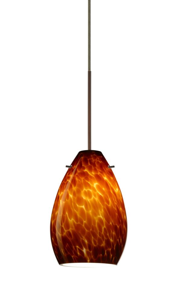 Besa Pendant For Mulitport Canopy Pera 6 Bronze Amber Cloud 1x50W Halogen