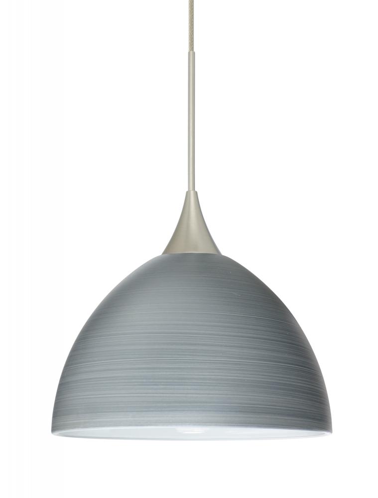 Besa Pendant Brella Satin Nickel Titan 1x50W Halogen, 15Ft. Cord