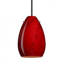 Besa Lighting 1BC-1713MA-LED-BK - Besa Pendant Pera 6, Black Finish, Magma 1x5W LED