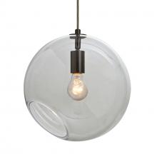 Besa Lighting 1JC-MAESTRO12CL-BR-L - Besa, Maestro 12 Cord Pendant for Multiport Canopy, Clear, Bronze Finish, 1x60W Mediu