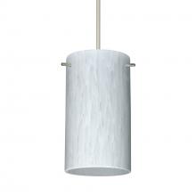 Besa Lighting 1XC-440419-SN-277 - Besa Stilo 7 Pendant Satin Nickel Carrera 1x50W Halogen, 277V