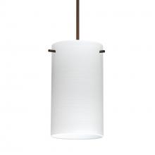 Besa Lighting 1XC-4404KR-BR-DIM010 - Besa Stilo 7 Pendant Bronze Chalk 1x50W Halogen, 0-10V Dimming