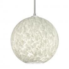 Besa Lighting J-COCO1219-LED-SN-L - Besa Coco 12 Pendant For Multiport Canopy, Carrera, Satin Nickel Finish, 1x9W LED, 15