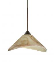 Besa Lighting RXP-191383-LED-BR-L - Besa Pendant Hoppi Bronze Mocha 1x3W LED, 15Ft. Cord