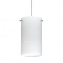 Besa Lighting RXP-4404KR-LED-SN - Besa Stilo 7 Pendant Chalk Satin Nickel 1x5W LED