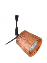 Besa Lighting SP-5145CF-18-BR - Besa Spotlight With 18" Stem Nico 3 Bronze Stone Copper Foil 1x50W Halogen Mr16