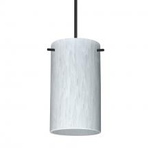 Besa Lighting X-440419-BK-L - Besa Stilo 7 Pendant for Multiport Canopy Black Carrera 1x50W Halogen, 15Ft. Cord