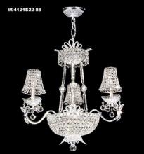 James R Moder 94121GA11-55 - Princess Chandelier with 3 Lights; Gold Accents Only