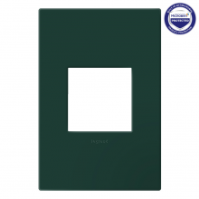 Legrand AWP1G2EG - adorne® Evergreen One-Gang-Plus Screwless Wall Plate with Microban®