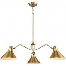 Progress P400309-109 - Trimble Collection Three-Light Brushed Bronze Chandelier