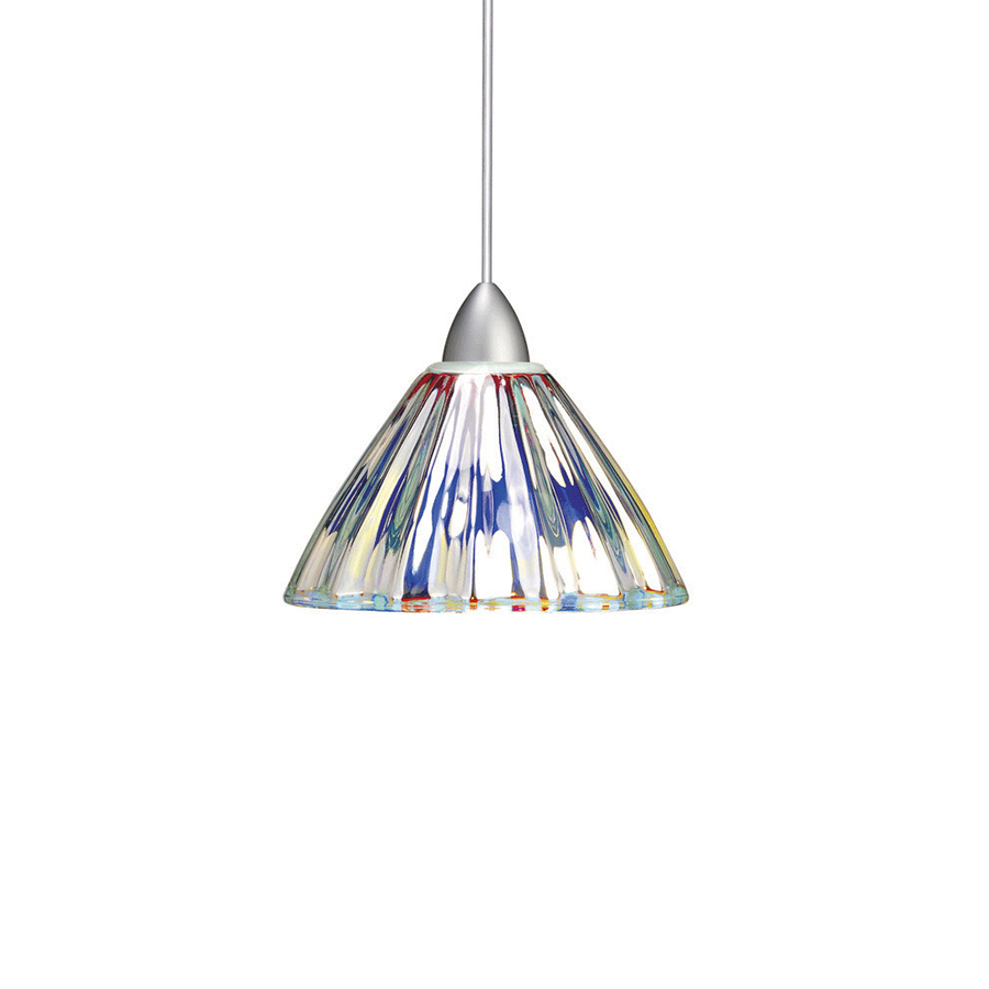 Eden LED Pendant with Brushed Nickel Canopy