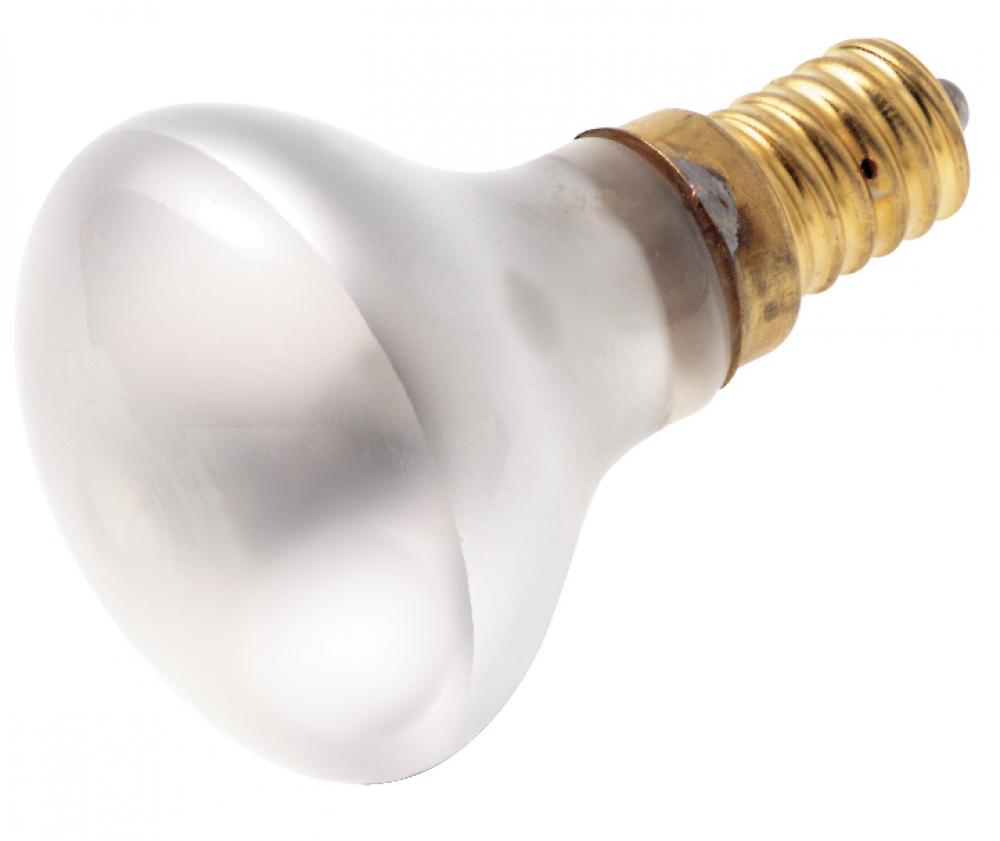 40 Watt R14 Incandescent; Frost; 1500 Average rated hours; 280 Lumens; European base; 130 Volt;