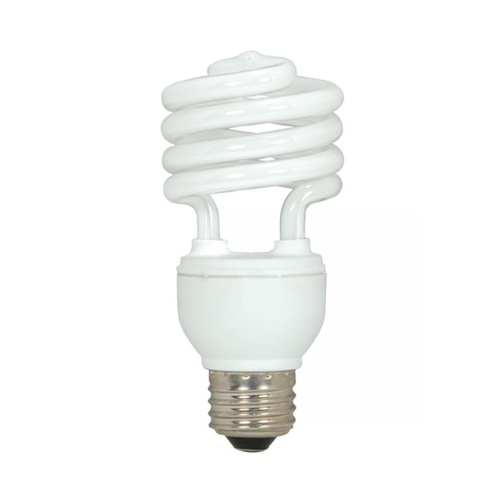 18 Watt; Mini Spiral Compact Fluorescent; 5000K; 82 CRI; 230 Volt