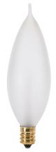 Satco Products Inc. A3563 - 60 Watt CA10 Incandescent; Frost; 2500 Average rated hours; 635 Lumens; Candelabra base; 130 Volt;