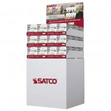 Satco Products Inc. D2106 - Display Unit Containing 36 pieces of S11462; 14 Watt; A19 LED; 2700K; Non-Dimmable; E26; 80 CRI