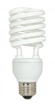 Satco Products Inc. S6274 - 23 Watt; Mini Spiral Compact Fluorescent; 2700K; 82 CRI; Medium base; 120 Volt; 3-pack