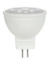 Satco Products Inc. S8603 - 3 Watt; LED; MR11; 3000K; 25 deg. Beam Angle; 25000 Average rated hours; 210 Lumens; GU4 base; 12