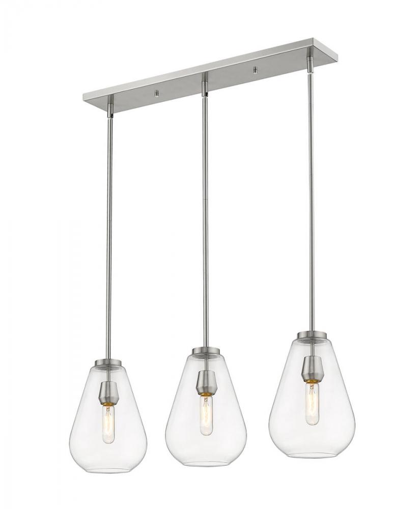 3 Light Linear Chandelier