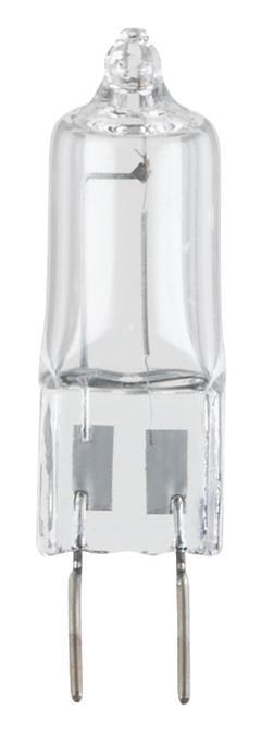 20W T4 JCD Halogen Clear GY7.9/8.0 Base, 120 Volt, Card