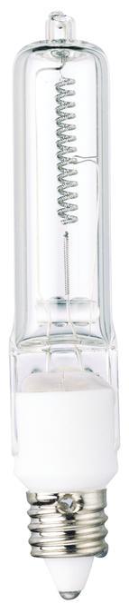 75W T4 Halogen Single-Ended Clear E11 (Mini-Can) Base, 120 Volt, Card