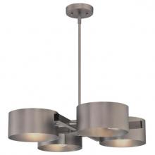 Westinghouse 6368700 - 4 Light Chandelier Dark Pewter Finish