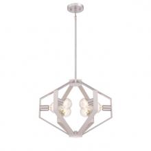 Westinghouse 6577100 - 6 Light Chandelier Brushed Nickel Finish