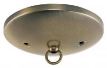 Westinghouse 7003500 - Modern Canopy Kit with Center Hole Antique Brass Finish