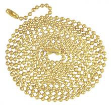 Westinghouse 7016800 - 5' Beaded Chain with Connector Brass Finish