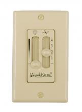 Wind River WSC4402IV - Dual Fan Light Wall Control Ivory