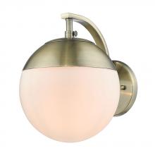 Golden 3218-1W AB-AB - 1 Light Wall Sconce