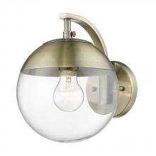 Golden 3219-1W AB-AB - 1 Light Wall Sconce