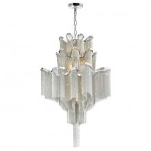 CWI Lighting 5650P24C-12L - Daisy 16 Light Down Chandelier With Chrome Finish