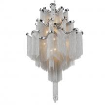 CWI Lighting 5650P24C-15L - Daisy 17 Light Down Chandelier With Chrome Finish