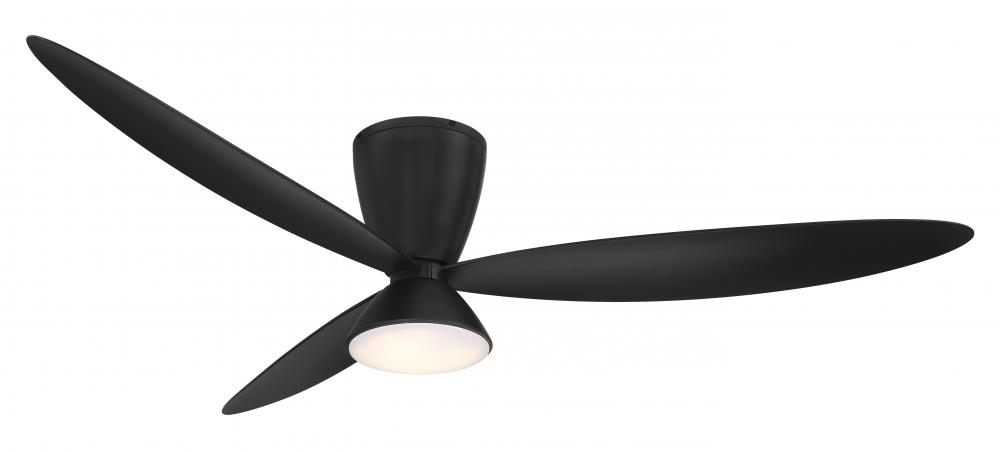 Hourglass - 58" LED Smart Flush Mount Ceiling Fan