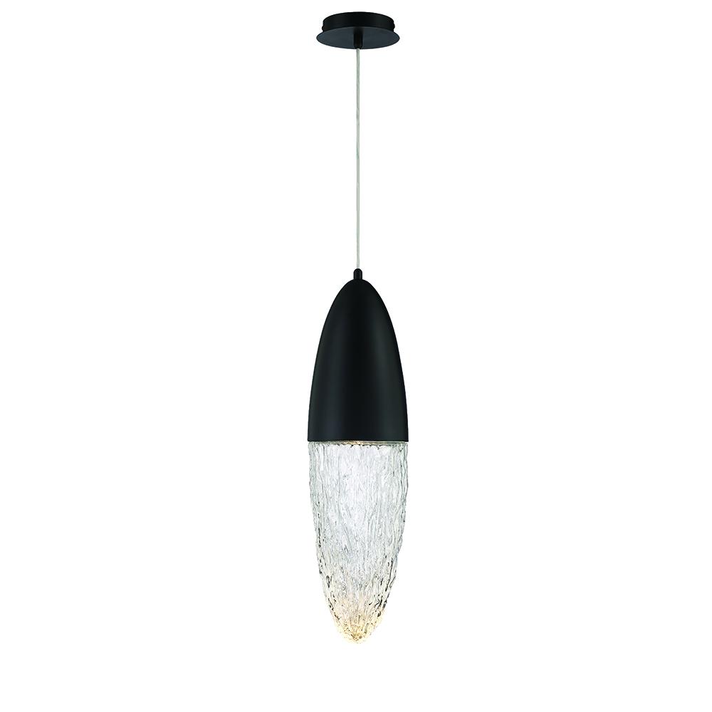 Ecrou 1 Light Pendant in Black