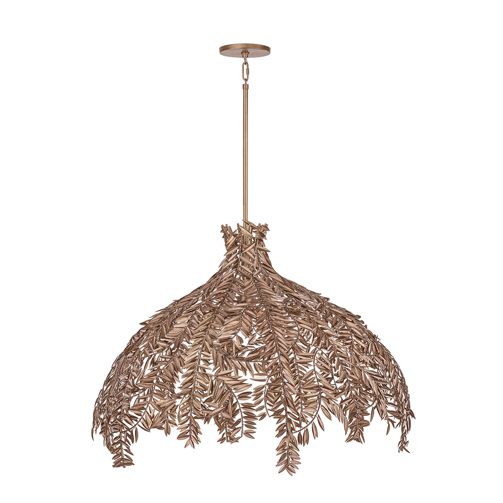 Jalore 6 Light Pendant in Brown Macchiato