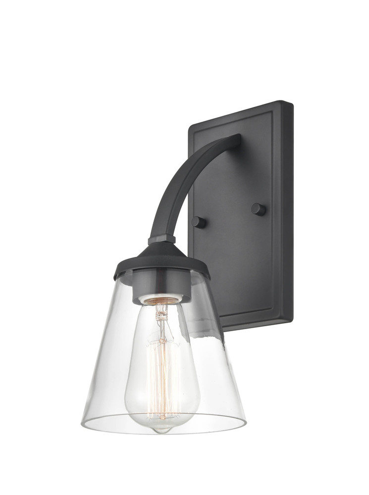 Josleen 1-Light Wall Sconce Matte Black