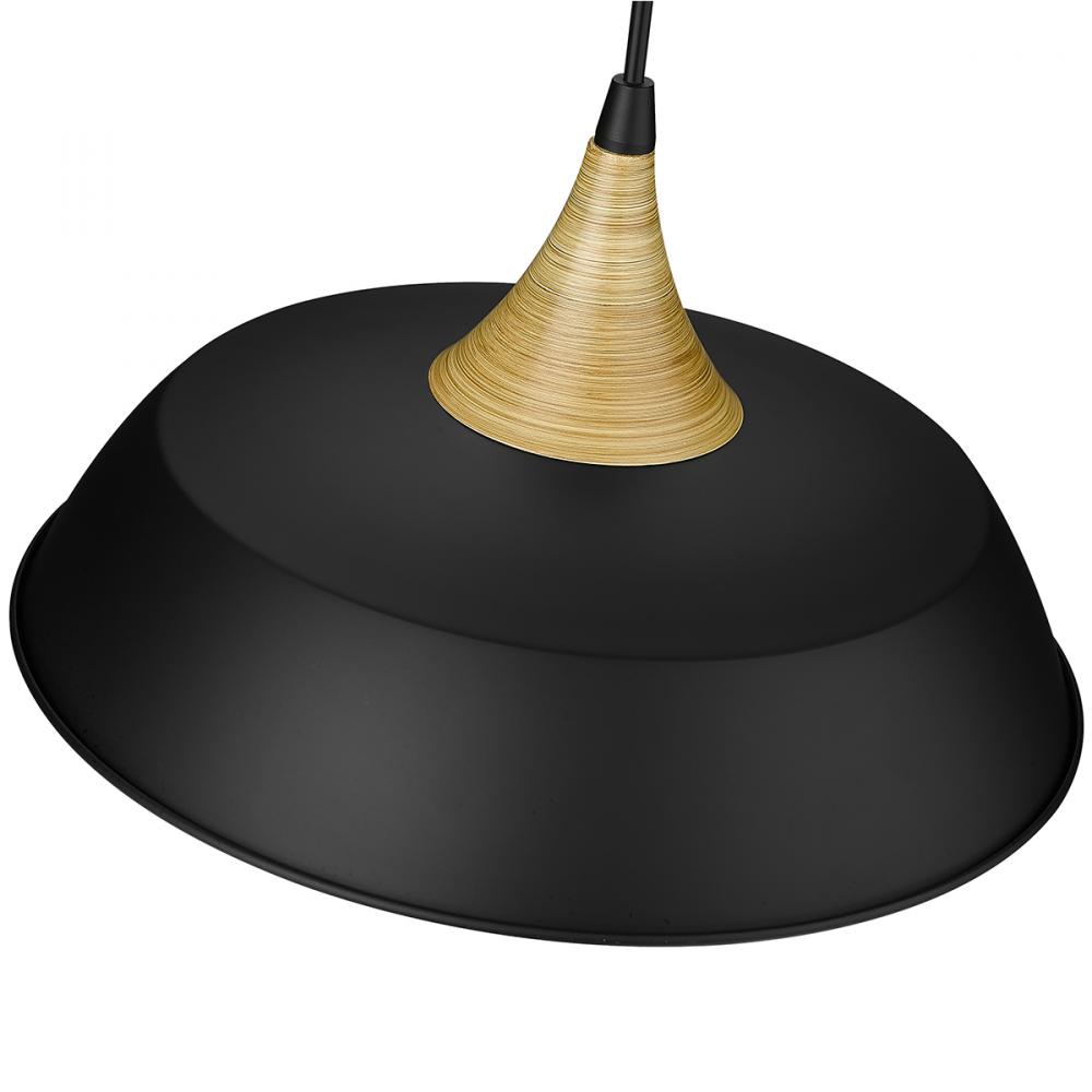 Arlo 1-Light Pendant light Matte Black