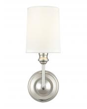 Millennium 99801-PN - Leena 1-Light Wall Sconce Polished Nickel