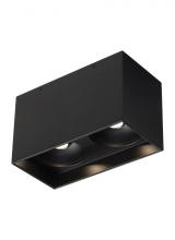 Visual Comfort & Co. Modern Collection 700FMEXOD640BB-LED935 - Exo 6 Dual Flush Mount